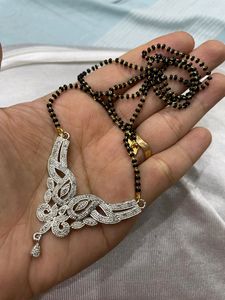 Ad Mangalsutra With Earrings