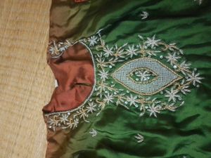 Embroidered Green Lehenga