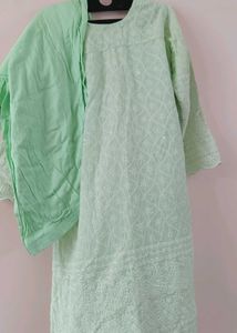 :✨ Mint Green Embroidered 2-Piece