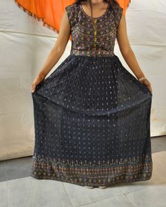 Grey Ethnic Gown