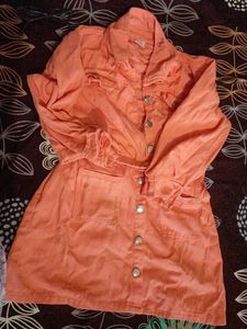 Coral Co ord Button-Down