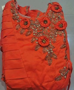 Orange Party Dress