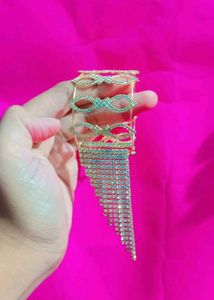 Rhinestone Cage Bracelet