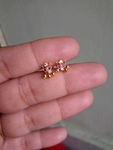 Gold Stud Earrings