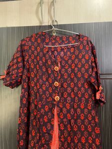 Kurta Style Long Gown