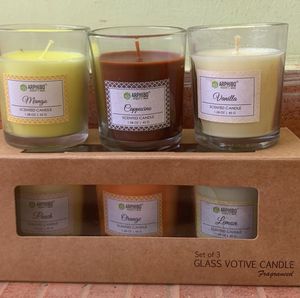 Set Of Three Combo Scented Candles