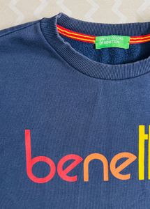 Benetton Blue Sweatshirt