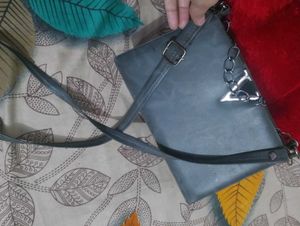 Stylish Grey Handbag
