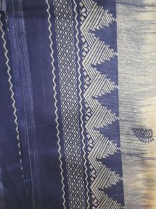 Brand New Magenta Blue Saree