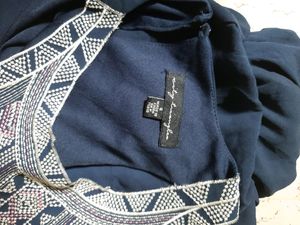 NAVY BLUE  SLEEVELESS DRESS