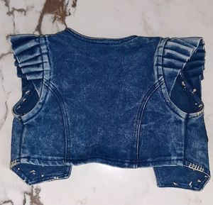 Kid Girls Denim Shrug