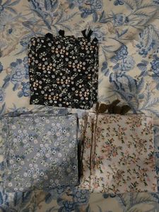 Floral Print Stole Set