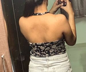 Halter Neck Floral Top
