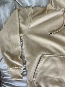 Beige Oversized Hoodie