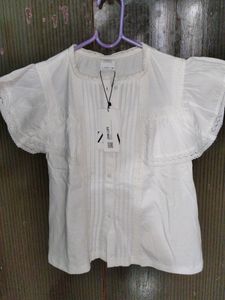 Zara White Top