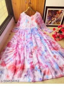 Pink Tie-Dye Maxi Dress