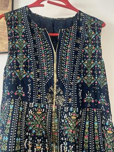 Ethnic Print Sleeveless Dress