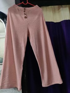 Pink Wide Leg trousers for women