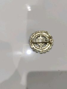 Vintage Rhinestone Christmas Wreath Brooch