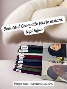 Georgette Instant Hijab