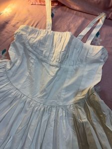 white mini dress