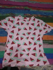 Watermelon Print Tee