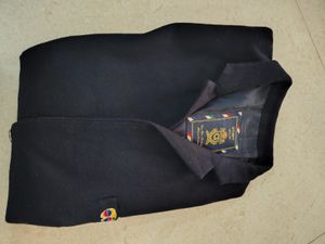 Navy Blue Velvet Blazer