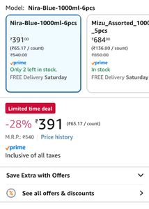 Ultra crystal clear drinking glasses bottle (Set o