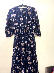 Floral Print Maxi Dress