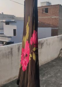 Black Georgette Sleeveless Kurti