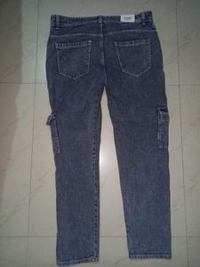 Slim Fit Cargo Jeans For Men