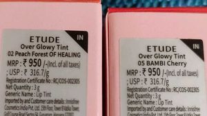 Etude Over Glow Tint (Pack Of 2)