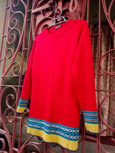 Red Beautiful Sweater