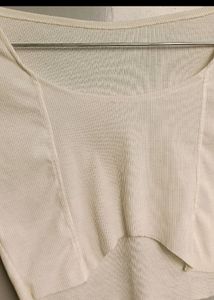 Ripped Material Corset Like Top