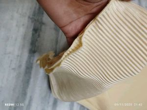 Cream Wide Leg Pants