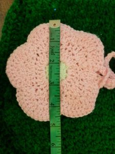 Crochet Flower Scrubby