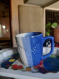 Blue Ceramic Mug @100 rs