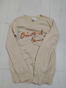 Beige Colour Full Sleeve Tshirt