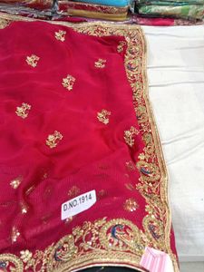 Red Saree