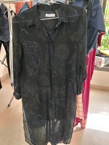 Black Kurta,Worn Twice,Pr- 300coins/₹