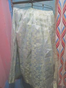 Red &amp; Silver Sari