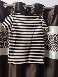 Casual Wear Striped T Shirt