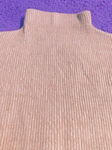 Tan Turtleneck Top