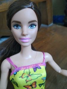 Barbie doll with articulation.