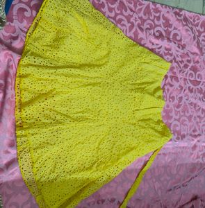 Yello Mini Skirt