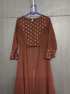 Brown Kurta Set