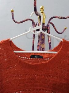 Rust Knit Sweater