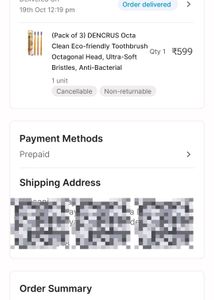 🌿 Dencrus Octa Clean Bamboo Toothbrush (Pack of 3