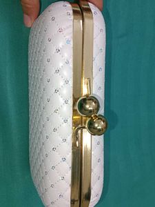 Elegant White Clutch