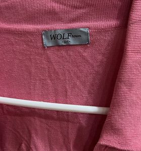 Wolf Polo Shirt - Pink
